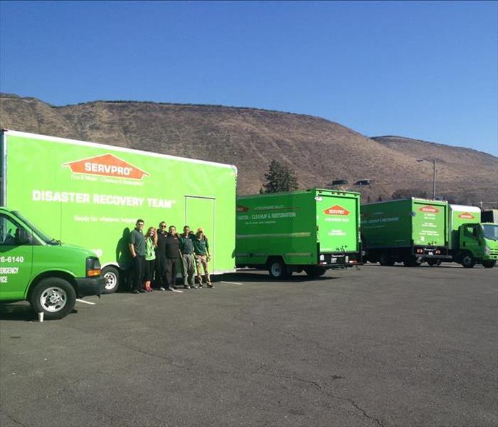 SERVPRO trucks in Eastern Washington 